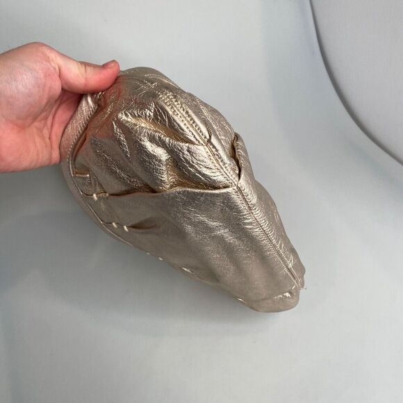 GAP - Vegan Leather Clutch Purse - Gold Color - Width 13" x Height 7.5"= - Picture 15 of 16